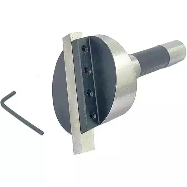 Buyohlic International Fly Cutter 3 inch (75 mm) Head Dia. R8 Shank 7/16 inch UNF (11.1 mm UNF) Draw Bar with HSS Tool Bit for Milling and Lathe Machine, TC-5NTX-I7O2