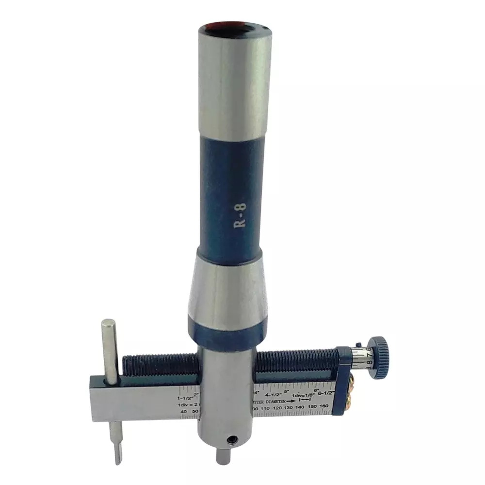 Assorts Speed Guide Circle Cutter with HSS Tool Bit Tool Steel R8 Shank for Milling Machine