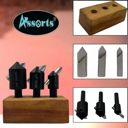 Assorts Fly Cutter Tool Steel 9.5 mm Straight Shank HSS Tool Bit