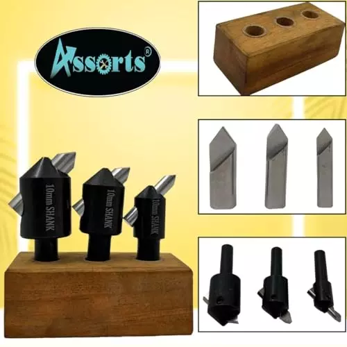Assorts Fly Cutter Tool Steel 10 mm Straight Shank HSS Tool Bit
