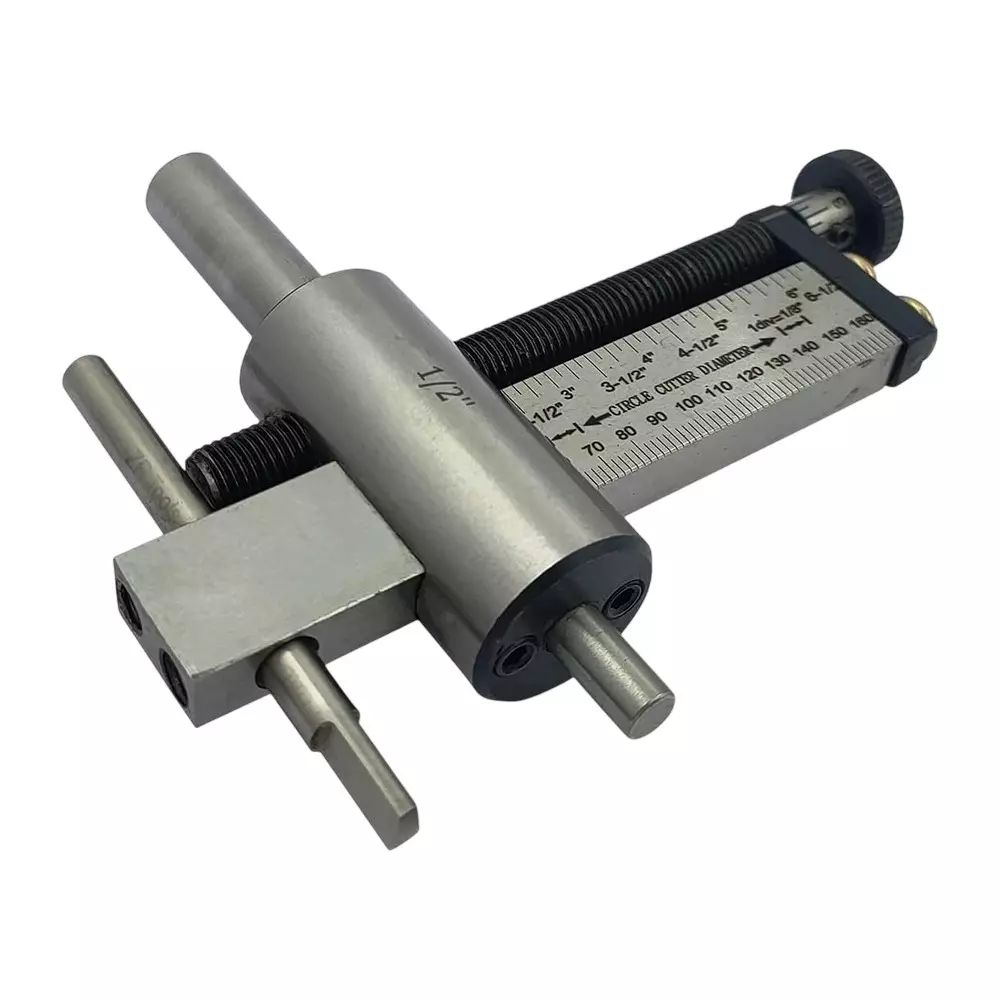 Assorts Speed Guide Circle Cutter with HSS Tool Bit Tool Steel Straight Shank for 12.7 mm Milling Machine