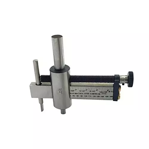 Assorts Speed Guide Circle Cutter with HSS Tool Bit Tool Steel Straight Shank for 12.7 mm Milling Machine