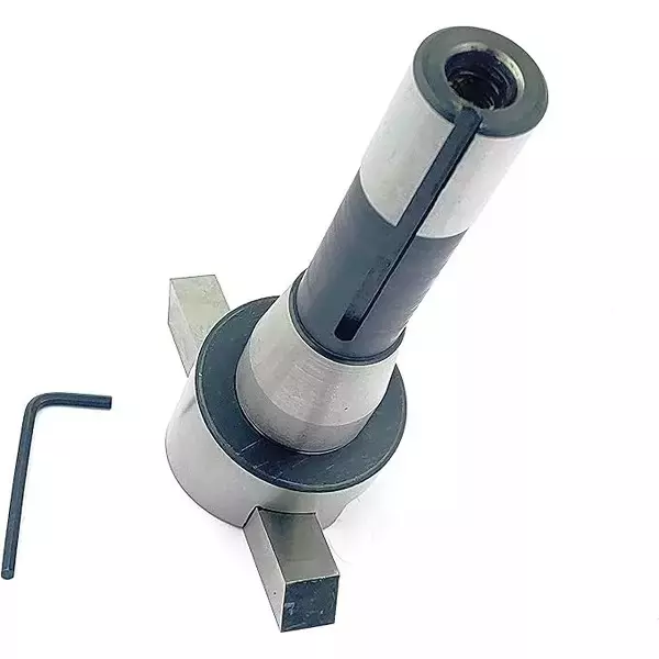 Buyohlic International Fly Cutter 2 inch (50 mm) Head Dia. R8 Shank 7/16 inch UNF (11.1 mm UNF) Draw Bar with HSS Tool Bit for Milling and Lathe Machine, ALNFC2HMM3Variation