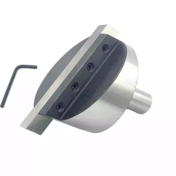 Buyohlic International Fly Cutter 3 inch (75 mm) Head Dia. 3/4 inch (19 mm) Straight Shank with HSS Tool Bit for Milling and Lathe Machine, TH-G1MC-JXQT