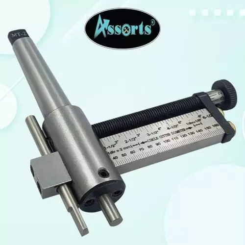 Assorts Speed Guide Circle Cutter with HSS Tool Bit Tool Steel Morse Taper MT2 for Milling Machine