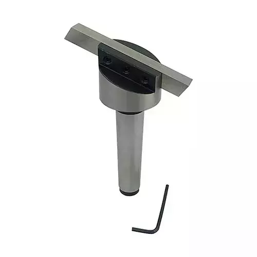 Buyohlic International Fly Cutter 2 inch (50 mm) Head Dia. 3MT Shank M12 x 1.75 mm Draw Bar with Replaceable Carbide Insert Bit Indexable Tool for Milling and Lathe Machine, ALNFC2ITCWE3Variation