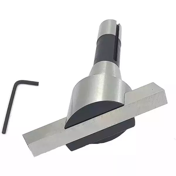 Buyohlic International Fly Cutter 2 inch (50 mm) Head Dia. R8 Shank 7/16 inch UNF (11.1 mm UNF) Draw Bar with HSS Tool Bit for Milling and Lathe Machine, KJ-XU62-7F1X