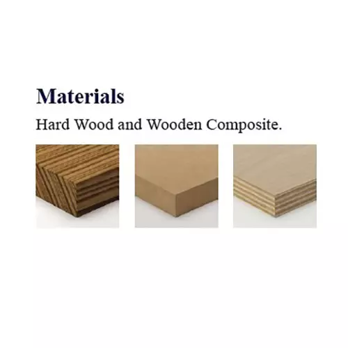 Timus Cutter Head Set for Tenoning TTR.TN.37, T10MG Grade 15 mm Width x 15 mm Height x 2.5 mm Thickness, 013315-TT