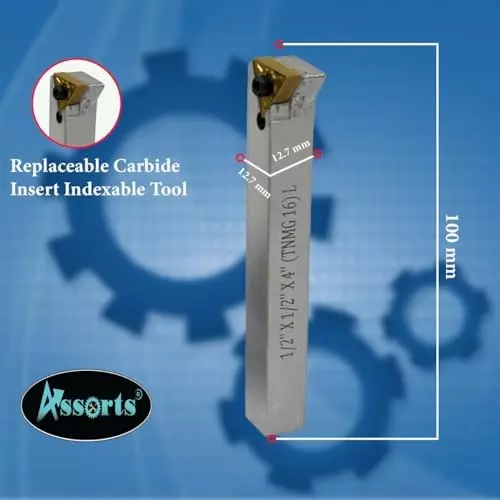 Assorts Fly Cutter with Carbide Inset Bit Tool Steel 50 mm Straight Shank 19.05 mm