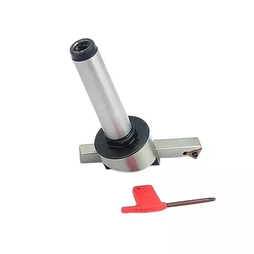 Buyohlic International Fly Cutter 2 inch (50 mm) Head Dia. 2MT Shank M10 x 1.5 mm Draw Bar with Replaceable Carbide Insert Bit Indexable Tool for Milling and Lathe Machine, ALNFC2ITCWE2Variation