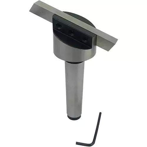 Buyohlic International Fly Cutter 2 inch (50 mm) Head Dia. 2MT Shank M10 x 1.5 mm Draw Bar with HSS Tool Bit for Milling and Lathe Machine, 0V-71PK-C3DZ