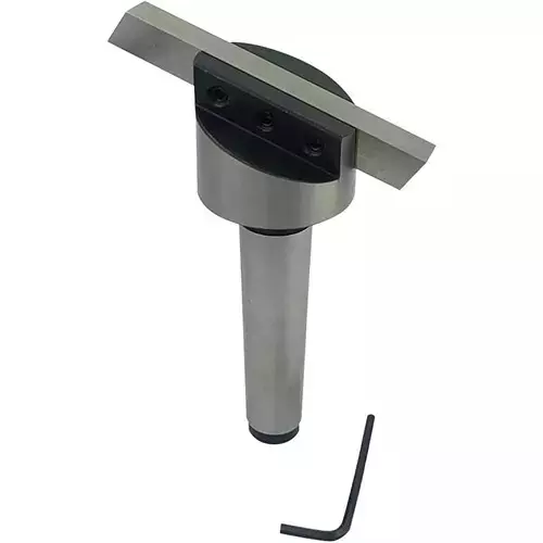 Buyohlic International Fly Cutter 2 inch (50 mm) Head Dia. 2MT Shank M10 x 1.5 mm Draw Bar with HSS Tool Bit for Milling and Lathe Machine, 0V-71PK-C3DZ