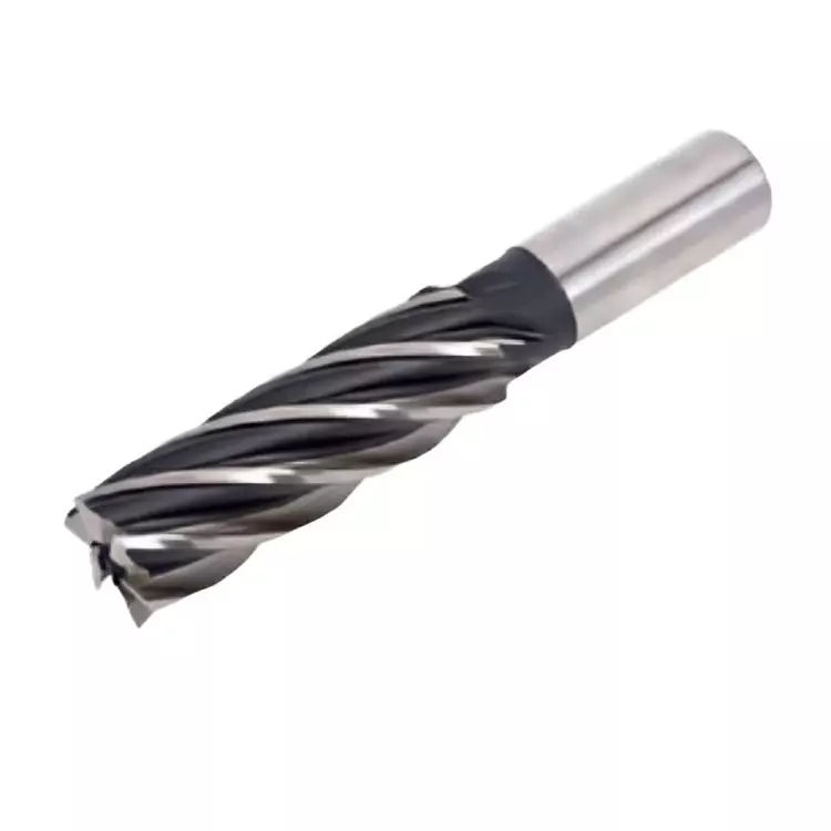 MIRANDA TOOLS HSS Parallel Shank End Mill 6 Flutes Non Center Cut M2 Grade, Diameter 15 to 24 mm