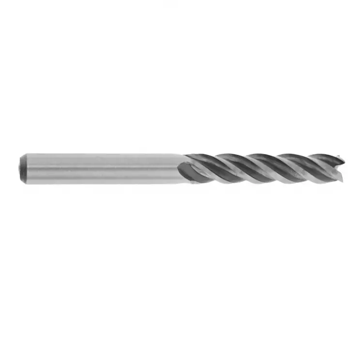 MIRANDA TOOLS HSS Parallel Shank End Mill Long Series 6 Flutes Center Cut M2 Grade, Diameter 20 mm