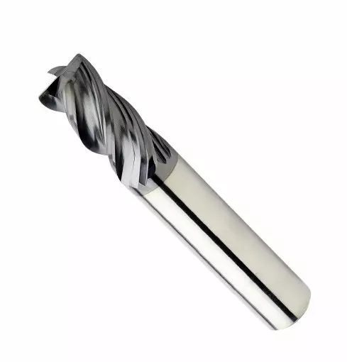 MIRANDA TOOLS HSS Parallel Shank End Mill 4 Flutes Center Cut M42 Grade, Diameter 9 mm