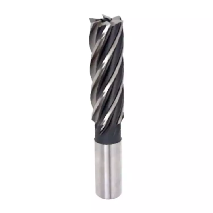 MIRANDA TOOLS HSS Parallel Shank End Mill 6 Flutes Non Center Cut M2 Grade, Diameter 17 mm