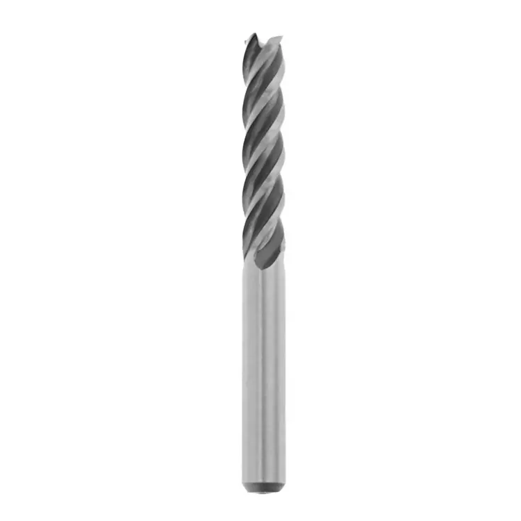 MIRANDA TOOLS HSS Parallel Shank End Mill Long Series 4 Flutes Non Center Cut M2 Grade, Diameter 20 mm