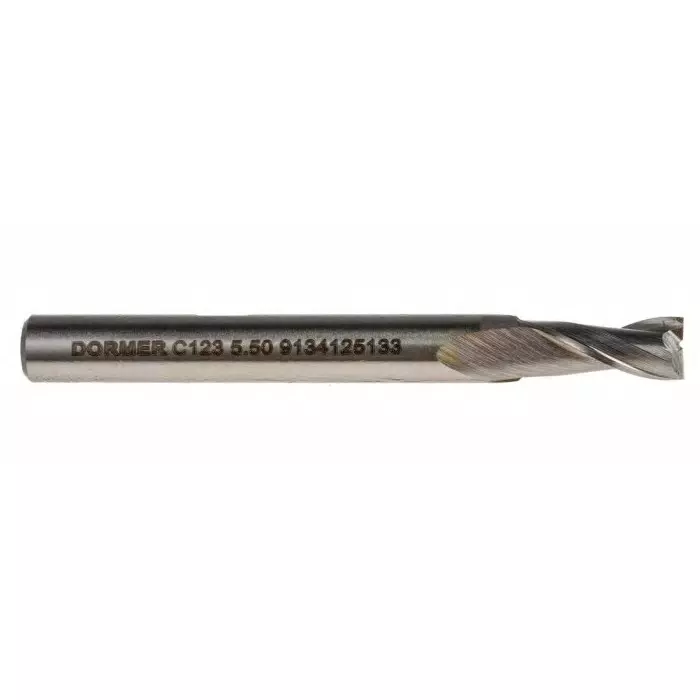 DORMER PRAMET Plain Slot Drill 5.5 mm Cut Diameter, C123-5.50