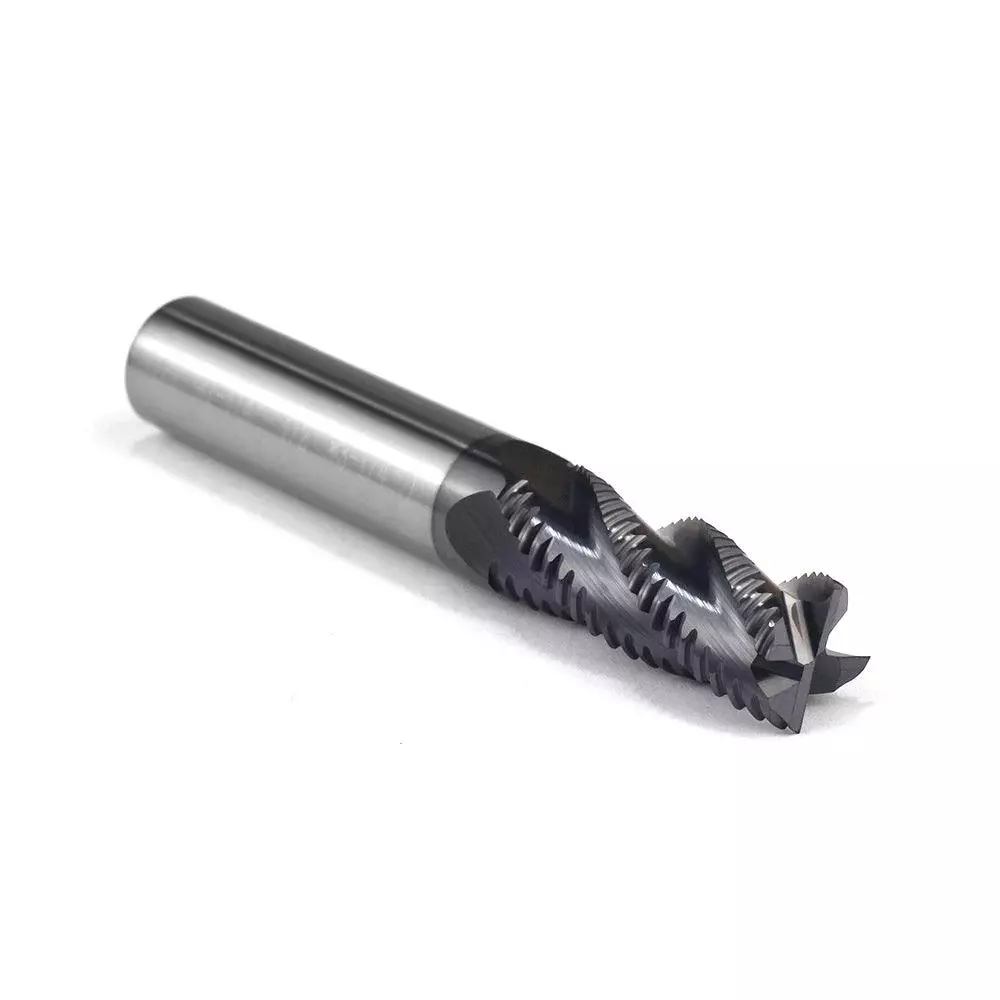 V3 VX1 Series Solid Carbide Roughing End Mill TIALN 45 HRC 12 mm Dia 200 mm Overall Length
