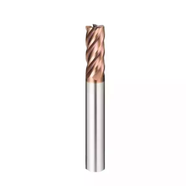 REZKA End Mill Solid Carbide Golden Flat 55 HRC 3 mm Shank Dia 3 mm Dia & 75 mm Length (Pack of 3 Pcs)