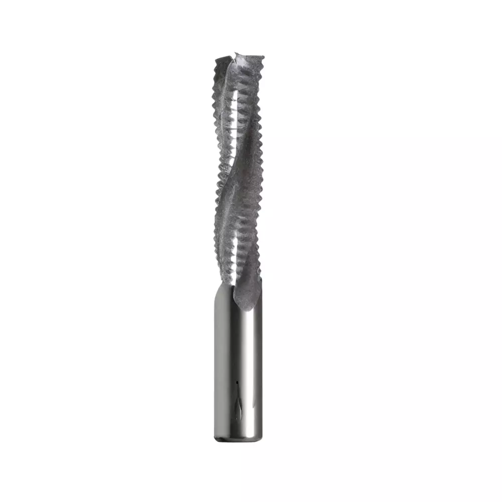Timus Solid Carbide Up Cut Spiral Bit With Chip Breaker TT.CBU 12 mm Cutting Diameter x 75 mm Overall Length, TT.CBU.12.32