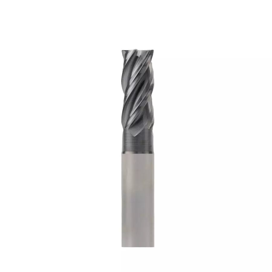 Prakyath 5x13 mm Steel & Cast Iron Solid Carbide End Mill, BLC4L05038VN