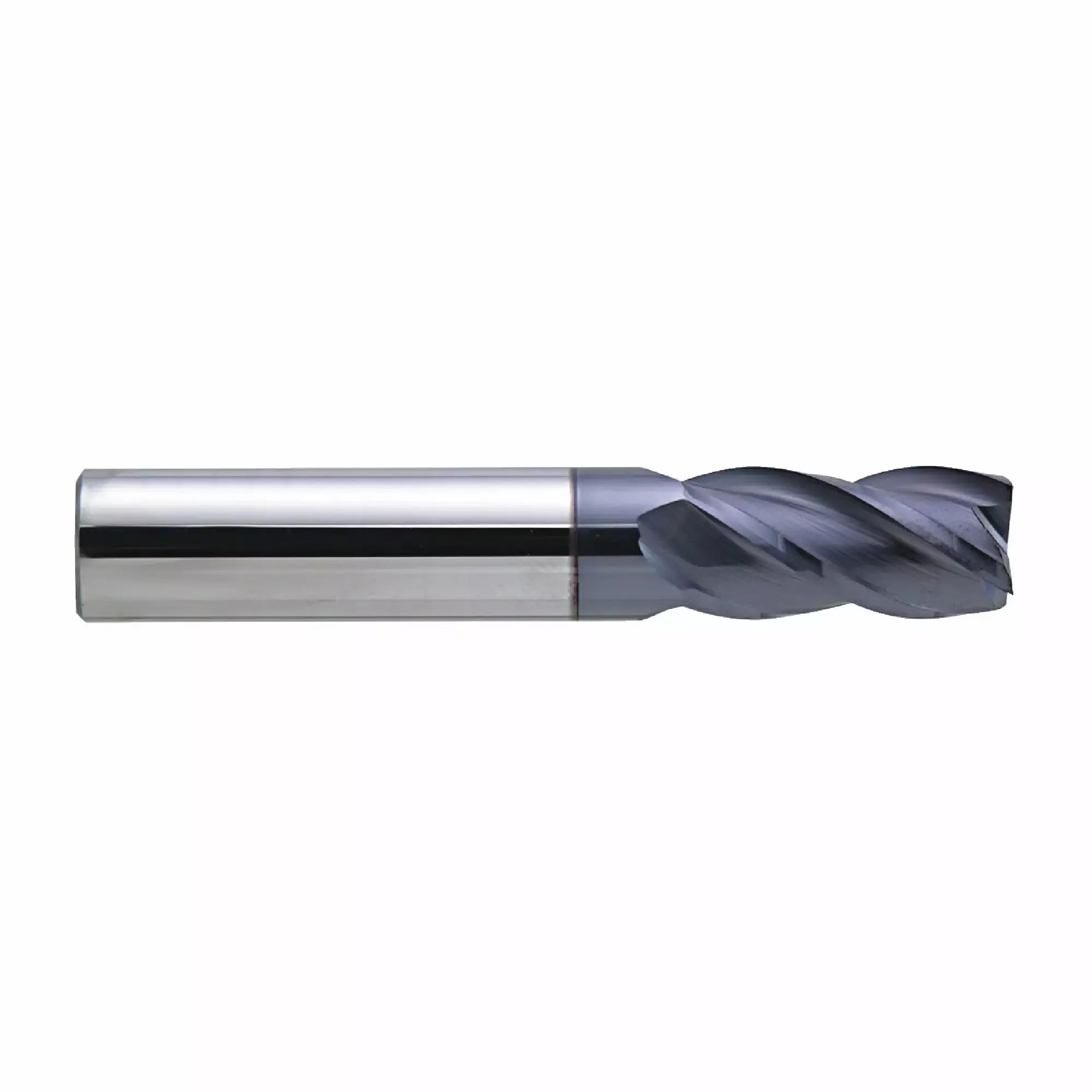 MIRANDA TOOLS Solid Carbide End Mill 4 Flute ALTIN Coated, Diameter 2.5 mm and Overall Length 38 mm