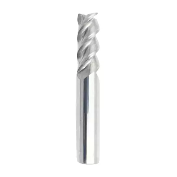 REZKA 3 Flute High Helix Endmills 10 Flute 4 mm Dia, 4 mm Shank Dia & 50 mm Total Length (Pack of 3 Pcs)