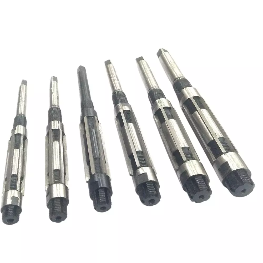 Assorts Adjustable Hand Reamer Set of 6 Pcs High Carbon Steel 389.128 to 21.431 mm, H4 to H9