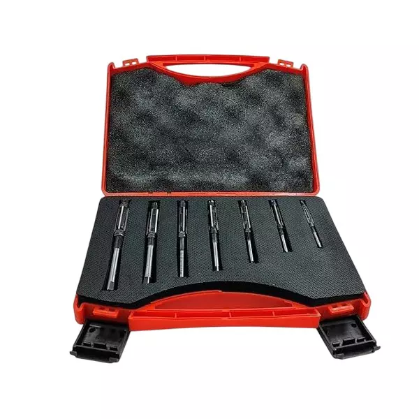 A.D INTERNATIONAL Hand Reamers Set 1/4 to 15/32 inch (6.35-12 mm) Size with 3 to 10 mm Taps Holding Capacity, XY-MPI4-ZWCY (Set of 7)