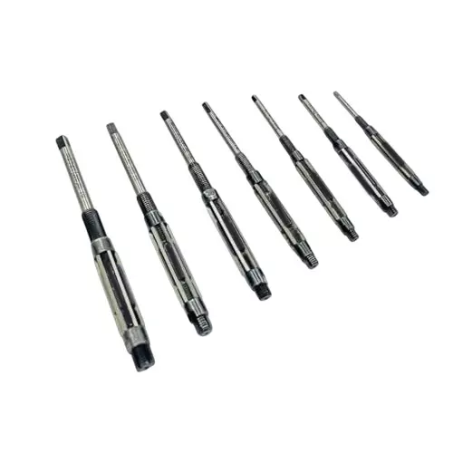 A.D INTERNATIONAL Hand Reamers Set 1/4 to 15/32 inch (6.35-12 mm) Size with 3 to 10 mm Taps Holding Capacity, XY-MPI4-ZWCY (Set of 7)