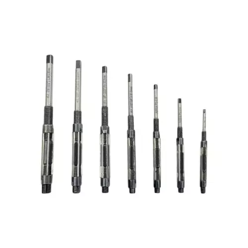 A.D INTERNATIONAL Hand Reamers Set 1/4 to 15/32 inch (6.35-12 mm) Size with 3 to 10 mm Taps Holding Capacity, XY-MPI4-ZWCY (Set of 7)