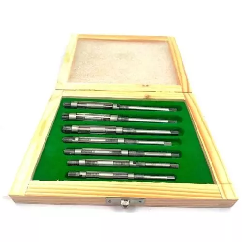 Assorts Adjustable Hand Reamer Set of 7 Pcs High Carbon Steel 6.35-12 mm, HV to H3