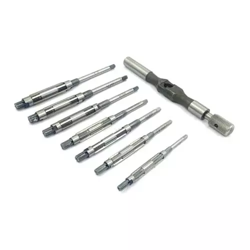 Assorts Adjustable Hand Reamer Set of 7 Pcs High Carbon Steel 6.35-12 mm, HV to H3
