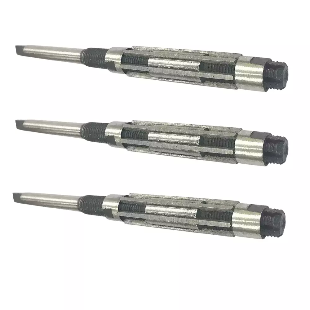 Buyohlic International HSS M2 Grade Precision Expandable Reamers Size H5 (17/32-19/32) for DIY, Finishing, 38-OHQL-LBMZ (Pack of 3)