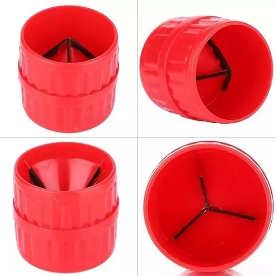 Jawsons Pipe Reamer Tool Heavy Duty Plastic Body with Sharp Steel Blades for Copper, PVC, PEX Pipes