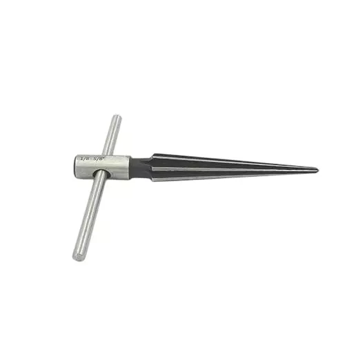 GENERIC Tapered Reamer Hardened Alloy Steel 1/8 to 5/8 inch (3.1 - 15.8 mm) for Aligning Holes & Removing Burrs, FY-UPC4-WW63