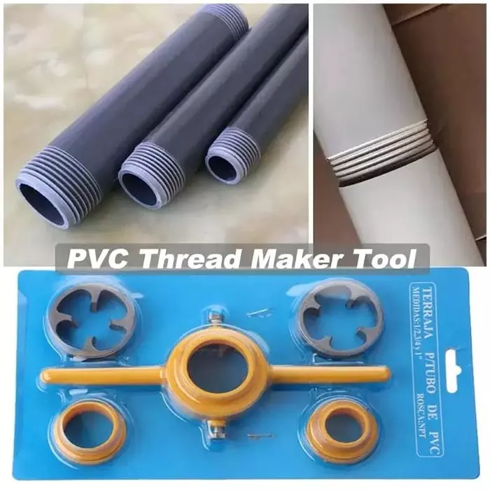 DY TOOLS Threading Die Set PVC & Metal 12.7, 19 & 25 mm Size (Pack of 6)