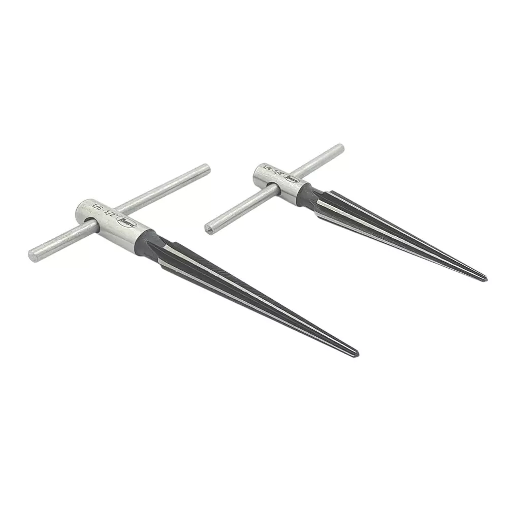 Assorts Tapered Reamer Hardened Alloy Steel Straight Shank 3.17 to 12.7 mm & 3.17 to 15.87 mm (Pack of 2)