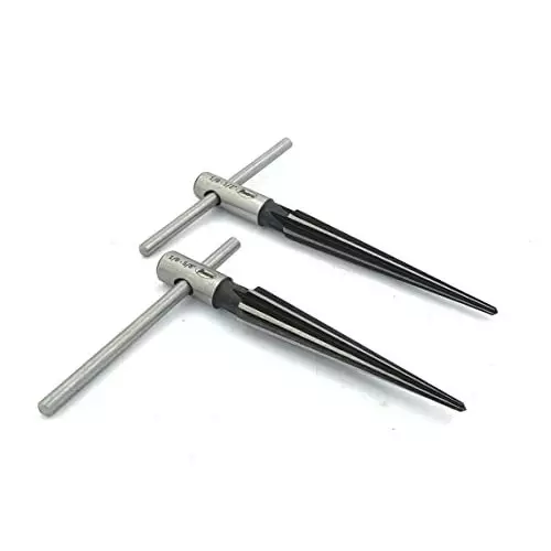 Assorts Tapered Reamer Hardened Alloy Steel Straight Shank 3.17 to 12.7 mm & 3.17 to 15.87 mm (Pack of 2)