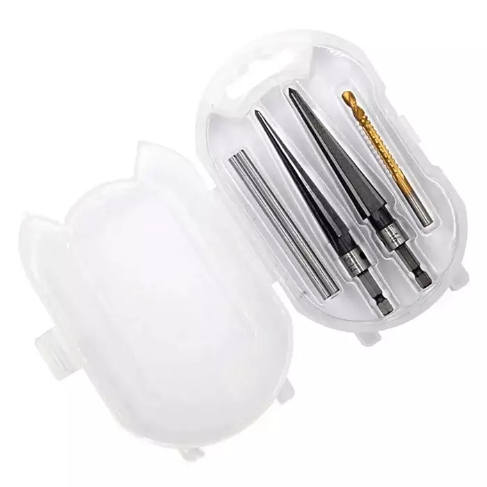 DY TOOLS Tapered Reamer High Carbon Steel T Shape Handle 3-13 mm Bridge Pin (Pack of 4)