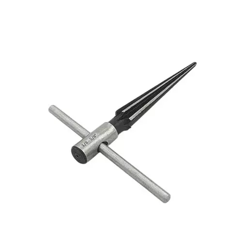 Buyohlic International Tapered Reamer Hardened Alloy Steel 1/8 to 5/8 inch (3.1 - 15.8 mm) for Aligning Holes & Removing Burrs, FY-UPC4-WW63