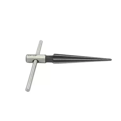 Buyohlic International Tapered Reamer Hardened Alloy Steel 1/8 to 5/8 inch (3.1 - 15.8 mm) for Aligning Holes & Removing Burrs, FY-UPC4-WW63