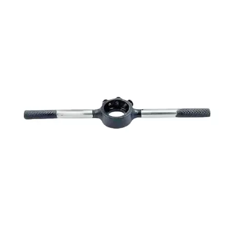 A.D INTERNATIONAL Heavy Duty Round Die Stock Handle Knurled Body Size 2 inch (50.8 mm) and 14-1/2 inch (368.3 mm) Overall Length for Threading, E8-P4TC-HJVI (Pack of 3)
