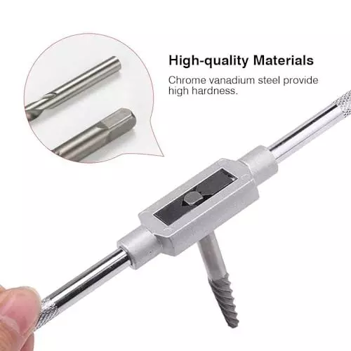 DY TOOLS Screw Extractor Set Chrome Vanadium Steel Straight Shank (Pack of 11)
