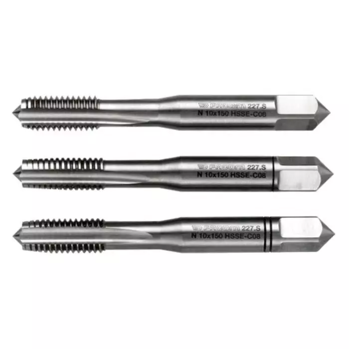 Facom Threading Tap, M10 Thread, 1.5mm Pitch, Metric Standard, 227.S10X150T3
