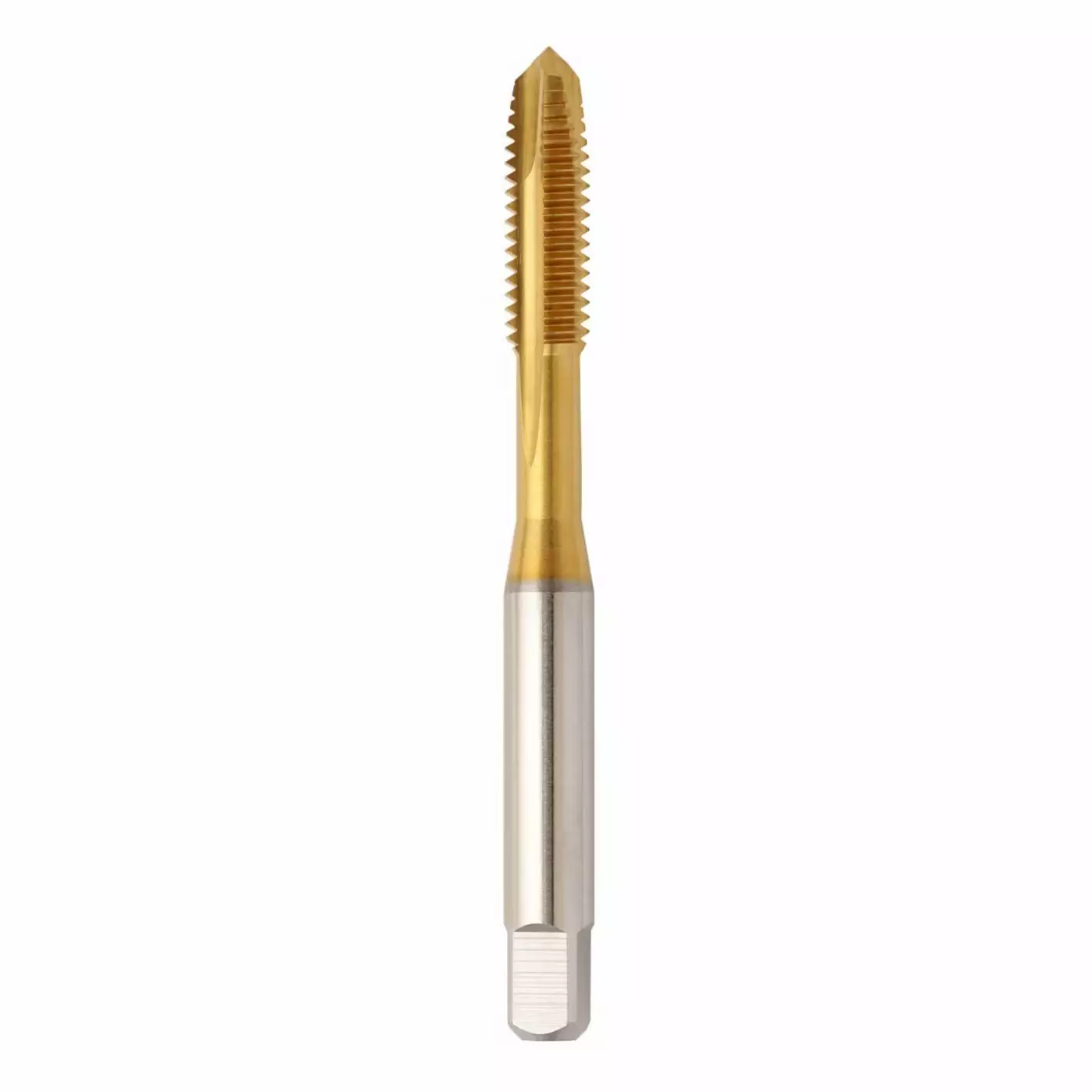 MIRANDA TOOLS HSS Hand Tap Spiral Point Tin Type Ground Thread Coarse Pitch, Size M10 x 1.50 mm