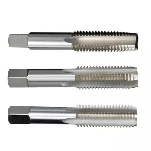 MIRANDA TOOLS HSS Left Hand Tap Straight Flute SO3 Type, Size M14 x 2.00 mm (Set of 3)