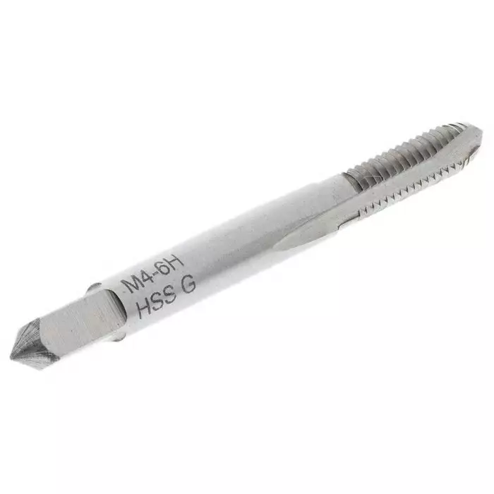 EVENTUS Threading Tap HSS 1-Piece 0.7 mm Pitch Metric Standard M4 Thread, 20002