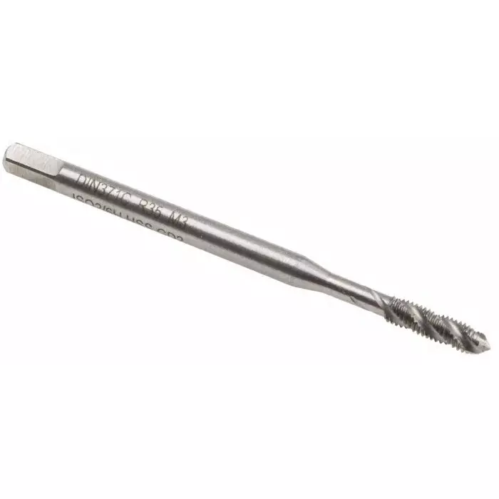 EVENTUS Threading Tap HSS-G 1-Piece 0.5 mm Pitch Metric Standard Machine Tap M3 Thread, 10351